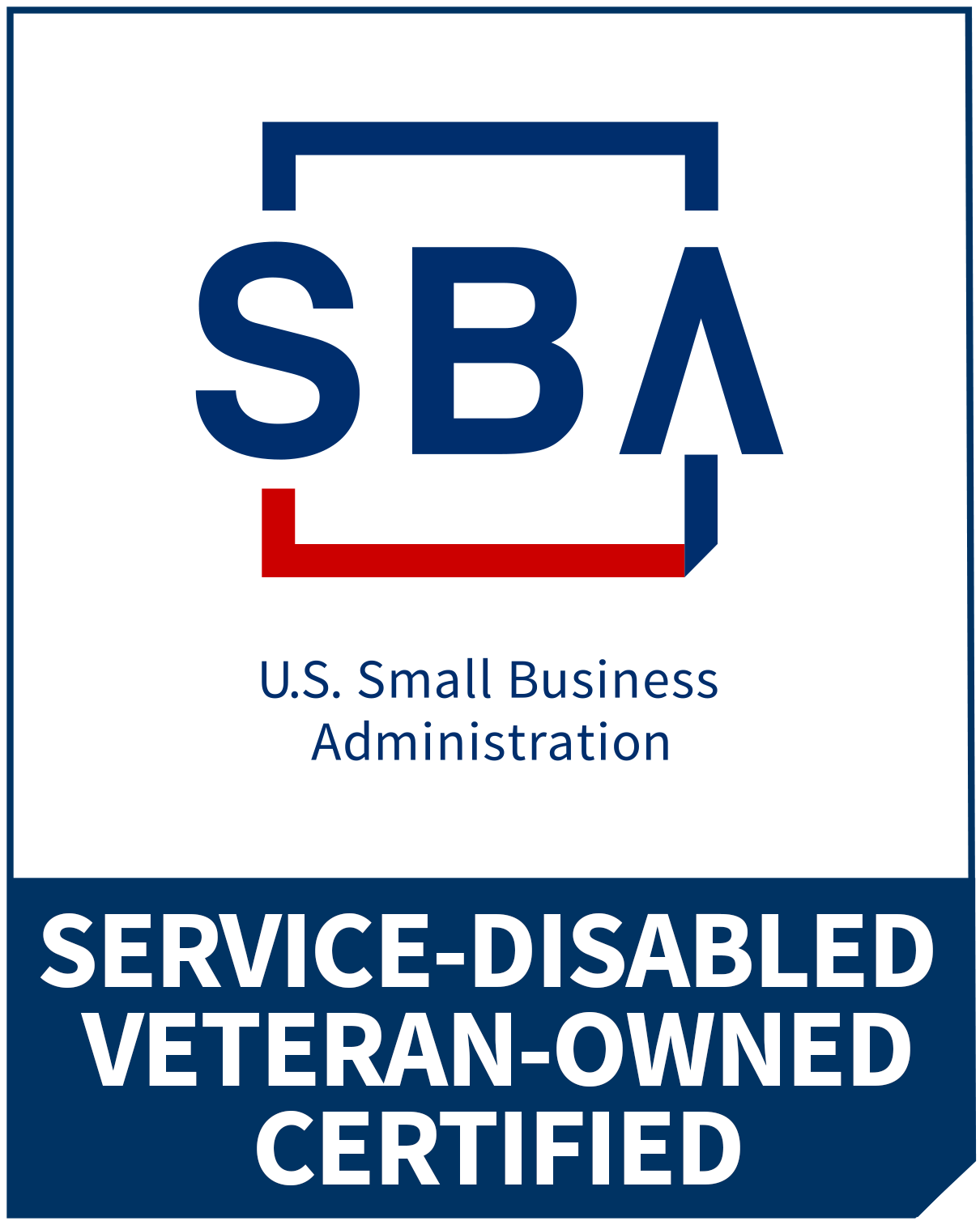 U.S. Small Business Administration Service-Disabled Veteran-Owned Certified